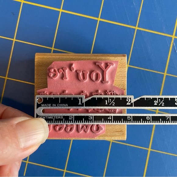 Bear Sayings Rubber Stamp set, You’re Beary Sweet, You’re Beary Special, 90’s - Picture 6 of 10